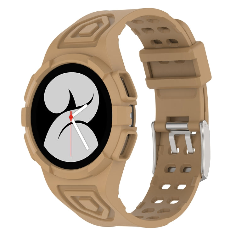Silicone Integrated Watch Band, For Samsung Galaxy Watch4 Classic 46mm