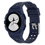 Silicone Integrated Watch Band, For Samsung Galaxy Watch4 Classic 46mm