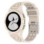 Silicone Integrated Watch Band, For Samsung Galaxy Watch4 Classic 46mm