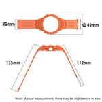 Silicone Integrated Watch Band, For Samsung Galaxy Watch4 Classic 46mm