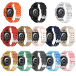 Silicone Integrated Watch Band, For Samsung Galaxy Watch4 Classic 46mm