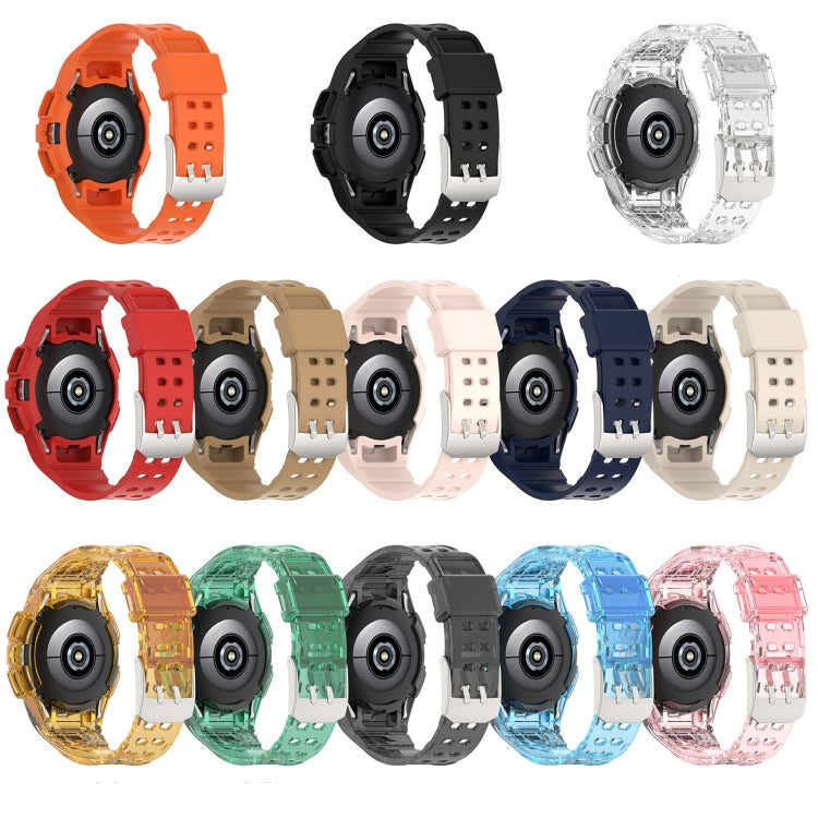 Silicone Integrated Watch Band, For Samsung Galaxy Watch4 Classic 46mm