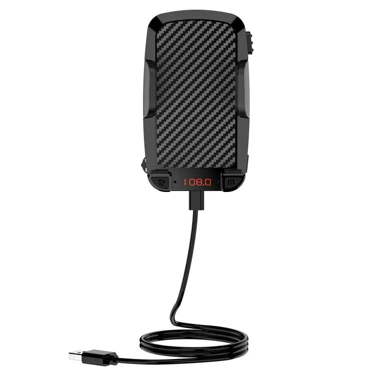 เครื่องเล่น MP3 บลูทูธ 5.0 C1 พร้อมเครื่องส่ง FM และที่วางโทรศัพท์ช่องแอร์, C1