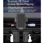 เครื่องเล่น MP3 บลูทูธ 5.0 C1 พร้อมเครื่องส่ง FM และที่วางโทรศัพท์ช่องแอร์, C1