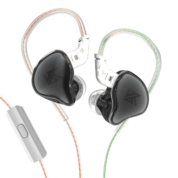 KZ-EDC หูฟังมีสาย HIFI แบบซับวูฟเฟอร์คุณภาพสูงใส่ในหู พร้อมไมโครโฟน หรือไม่มีไมโครโฟน