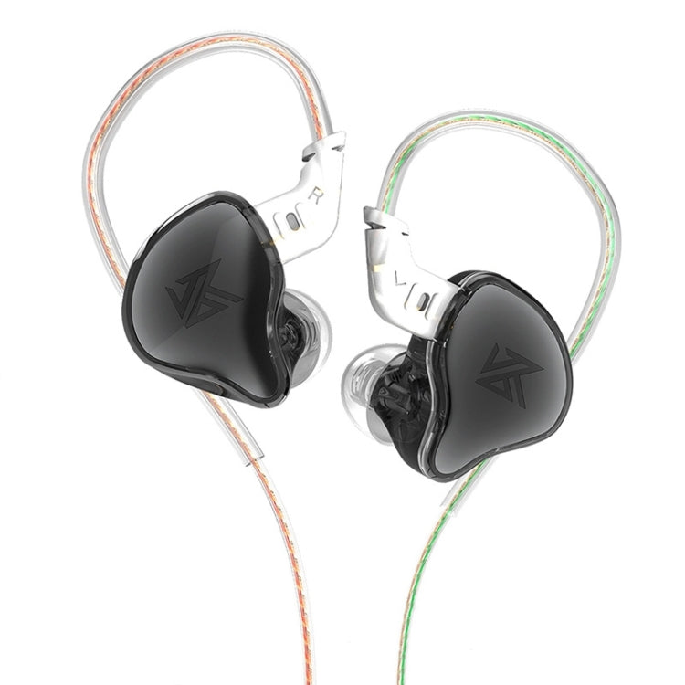 KZ-EDC หูฟังมีสาย HIFI แบบซับวูฟเฟอร์คุณภาพสูงใส่ในหู พร้อมไมโครโฟน หรือไม่มีไมโครโฟน