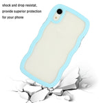 Candy Color Wave TPU Clear PC Phone Case, For iPhone XR, For iPhone XS Max, For iPhone 7 Plus / 8 Plus