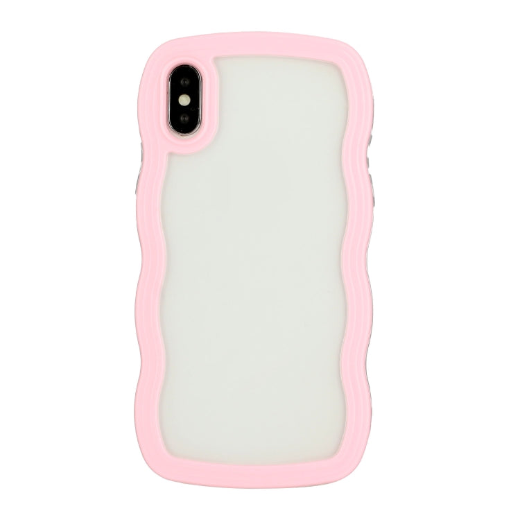 Candy Color Wave TPU Clear PC Phone Case, For iPhone XR, For iPhone XS Max, For iPhone 7 Plus / 8 Plus