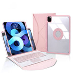 เคสหนังสำหรับแท็บเล็ต Z11B-A พร้อมช่องเสียบปากกา, แป้นพิมพ์บลูทูธแบบทัชแพด สำหรับ iPad Pro 11 2021/2020/2018, สำหรับ iPad Air 11 2025 / 2024 / Air 5 / Air 4, สำหรับ iPad 10.2 2021/2020/2019