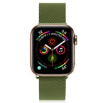 สายรัดนาฬิกาเหล็กกล้าไร้สนิมมิลานีสสำหรับ Apple Watch Series, 7 45มม. / 6&SE&5&4 44มม. / 3&2&1 42มม., 7 41มม. / 6&SE&5&4 40มม. / 3&2&1 38มม.