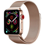 สายรัดนาฬิกาเหล็กกล้าไร้สนิมมิลานีสสำหรับ Apple Watch Series, 7 45มม. / 6&SE&5&4 44มม. / 3&2&1 42มม., 7 41มม. / 6&SE&5&4 40มม. / 3&2&1 38มม.
