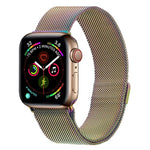 สายรัดนาฬิกาเหล็กกล้าไร้สนิมมิลานีสสำหรับ Apple Watch Series, 7 45มม. / 6&SE&5&4 44มม. / 3&2&1 42มม., 7 41มม. / 6&SE&5&4 40มม. / 3&2&1 38มม.