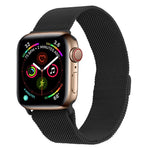 สายรัดนาฬิกาเหล็กกล้าไร้สนิมมิลานีสสำหรับ Apple Watch Series, 7 45มม. / 6&SE&5&4 44มม. / 3&2&1 42มม., 7 41มม. / 6&SE&5&4 40มม. / 3&2&1 38มม.