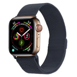 สายรัดนาฬิกาเหล็กกล้าไร้สนิมมิลานีสสำหรับ Apple Watch Series, 7 45มม. / 6&SE&5&4 44มม. / 3&2&1 42มม., 7 41มม. / 6&SE&5&4 40มม. / 3&2&1 38มม.