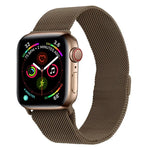 สายรัดนาฬิกาเหล็กกล้าไร้สนิมมิลานีสสำหรับ Apple Watch Series, 7 45มม. / 6&SE&5&4 44มม. / 3&2&1 42มม., 7 41มม. / 6&SE&5&4 40มม. / 3&2&1 38มม.