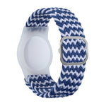 สายรัดข้อมือไนลอนถักพร้อมปลอก TPU ป้องกันกันหายสำหรับ AirTag รุ่นที่ 2 / AirTag รุ่นที่ 1