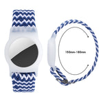 สายรัดข้อมือไนลอนถักพร้อมปลอก TPU ป้องกันกันหายสำหรับ AirTag รุ่นที่ 2 / AirTag รุ่นที่ 1