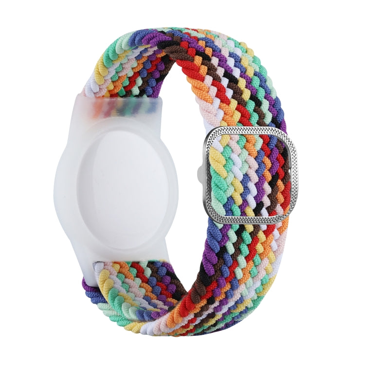 สายรัดข้อมือไนลอนถักพร้อมปลอก TPU ป้องกันกันหายสำหรับ AirTag รุ่นที่ 2 / AirTag รุ่นที่ 1