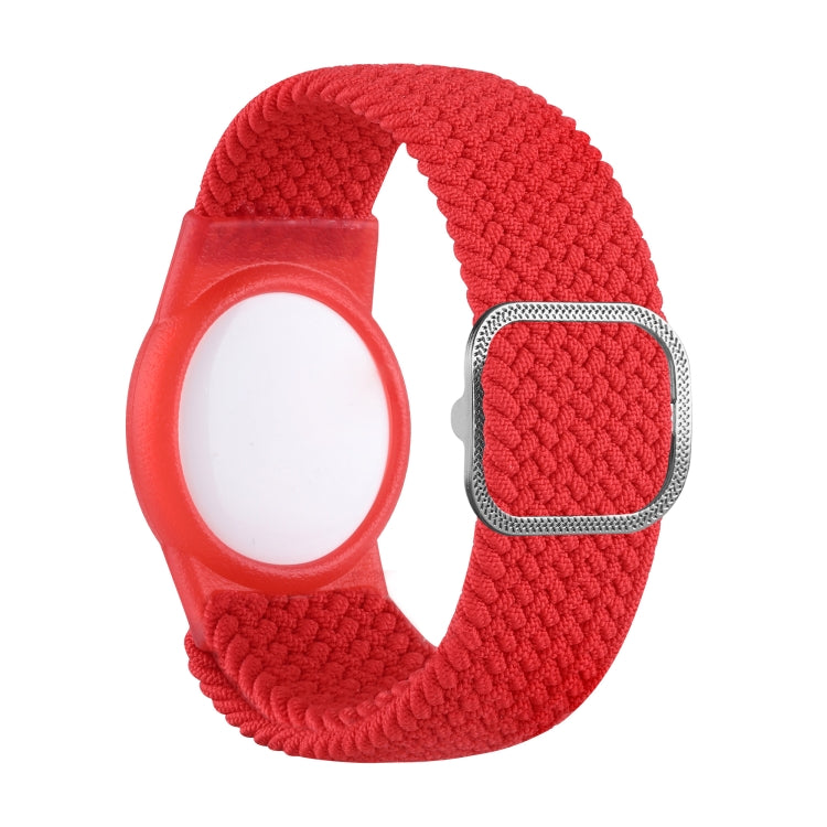 สายรัดข้อมือไนลอนถักพร้อมปลอก TPU ป้องกันกันหายสำหรับ AirTag รุ่นที่ 2 / AirTag รุ่นที่ 1