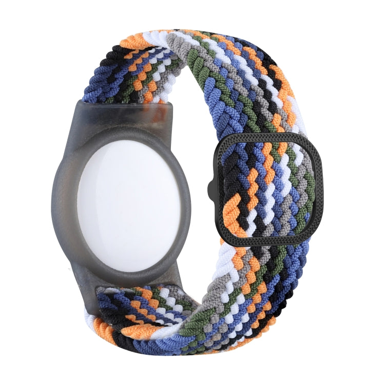 สายรัดข้อมือไนลอนถักพร้อมปลอก TPU ป้องกันกันหายสำหรับ AirTag รุ่นที่ 2 / AirTag รุ่นที่ 1
