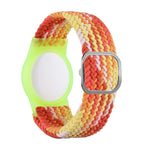 สายรัดข้อมือไนลอนถักพร้อมปลอก TPU ป้องกันกันหายสำหรับ AirTag รุ่นที่ 2 / AirTag รุ่นที่ 1