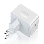 ที่ชาร์จพอร์ตคู่ USB-C / Type-C 50W PD, ปลั๊ก EU 50W PD, ปลั๊ก US 50W PD
