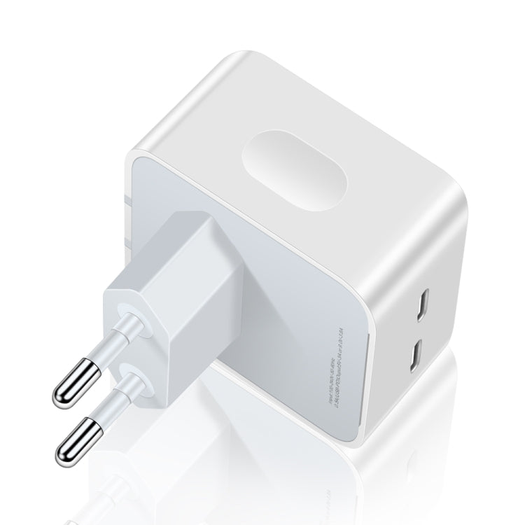 ที่ชาร์จพอร์ตคู่ USB-C / Type-C 50W PD, ปลั๊ก EU 50W PD, ปลั๊ก US 50W PD