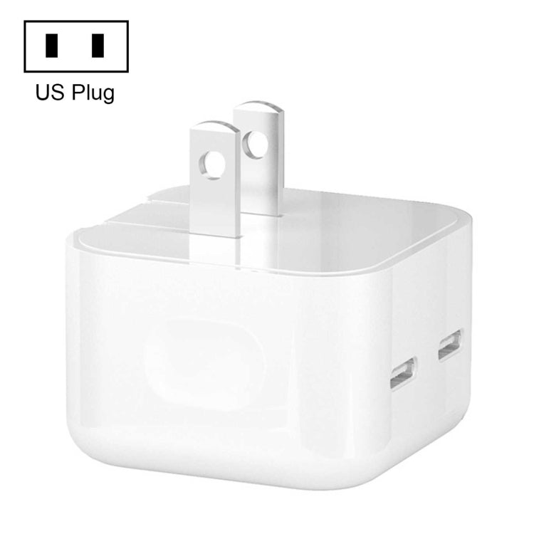 ที่ชาร์จพอร์ตคู่ USB-C / Type-C 50W PD, ปลั๊ก EU 50W PD, ปลั๊ก US 50W PD