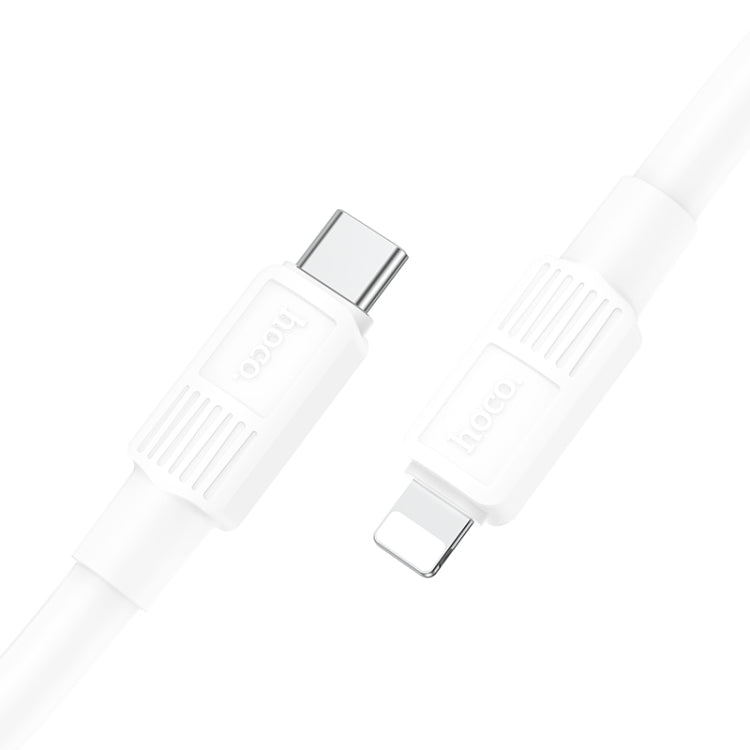 สายชาร์จและซิงค์ข้อมูล hoco X84 20W USB-C / Type-C เป็น 8 Pin Solid PD, ความยาว: 1 เมตร