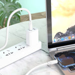 สายชาร์จและซิงค์ข้อมูล hoco X84 20W USB-C / Type-C เป็น 8 Pin Solid PD, ความยาว: 1 เมตร