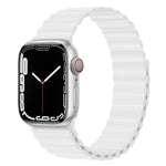 สายรัดนาฬิกาซิลิโคนแม่เหล็ก สำหรับ Apple Watch Series 7 45 มม. / 6&SE&5&4 44 มม. / 3&2&1 42 มม. และ 7 41 มม. / 6&SE&5&4 40 มม. / 3&2&1 38 มม.