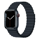 สายรัดนาฬิกาซิลิโคนแม่เหล็ก สำหรับ Apple Watch Series 7 45 มม. / 6&SE&5&4 44 มม. / 3&2&1 42 มม. และ 7 41 มม. / 6&SE&5&4 40 มม. / 3&2&1 38 มม.