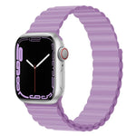 สายรัดนาฬิกาซิลิโคนแม่เหล็ก สำหรับ Apple Watch Series 7 45 มม. / 6&SE&5&4 44 มม. / 3&2&1 42 มม. และ 7 41 มม. / 6&SE&5&4 40 มม. / 3&2&1 38 มม.