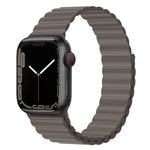 สายรัดนาฬิกาซิลิโคนแม่เหล็ก สำหรับ Apple Watch Series 7 45 มม. / 6&SE&5&4 44 มม. / 3&2&1 42 มม. และ 7 41 มม. / 6&SE&5&4 40 มม. / 3&2&1 38 มม.