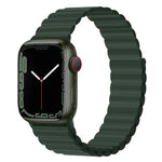 สายรัดนาฬิกาซิลิโคนแม่เหล็ก สำหรับ Apple Watch Series 7 45 มม. / 6&SE&5&4 44 มม. / 3&2&1 42 มม. และ 7 41 มม. / 6&SE&5&4 40 มม. / 3&2&1 38 มม.