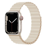 สายรัดนาฬิกาซิลิโคนแม่เหล็ก สำหรับ Apple Watch Series 7 45 มม. / 6&SE&5&4 44 มม. / 3&2&1 42 มม. และ 7 41 มม. / 6&SE&5&4 40 มม. / 3&2&1 38 มม.