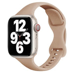 สายรัดนาฬิกาหัวเข็มขัดผีเสื้อขนาดเล็ก สำหรับ Apple Watch Series 7 45 มม. / 6&SE&5&4 44 มม. / 3&2&1 42 มม. และ 7 41 มม. / 6&SE&5&4 40 มม. / 3&2&1 38 มม.