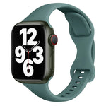 สายรัดนาฬิกาหัวเข็มขัดผีเสื้อขนาดเล็ก สำหรับ Apple Watch Series 7 45 มม. / 6&SE&5&4 44 มม. / 3&2&1 42 มม. และ 7 41 มม. / 6&SE&5&4 40 มม. / 3&2&1 38 มม.