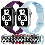 สายรัดนาฬิกาหัวเข็มขัดผีเสื้อขนาดเล็ก สำหรับ Apple Watch Series 7 45 มม. / 6&SE&5&4 44 มม. / 3&2&1 42 มม. และ 7 41 มม. / 6&SE&5&4 40 มม. / 3&2&1 38 มม.