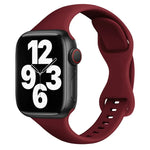 สายรัดนาฬิกาหัวเข็มขัดผีเสื้อขนาดเล็ก สำหรับ Apple Watch Series 7 45 มม. / 6&SE&5&4 44 มม. / 3&2&1 42 มม. และ 7 41 มม. / 6&SE&5&4 40 มม. / 3&2&1 38 มม.