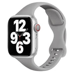 สายรัดนาฬิกาหัวเข็มขัดผีเสื้อขนาดเล็ก สำหรับ Apple Watch Series 7 45 มม. / 6&SE&5&4 44 มม. / 3&2&1 42 มม. และ 7 41 มม. / 6&SE&5&4 40 มม. / 3&2&1 38 มม.