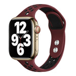 สายรัดนาฬิกาหัวเข็มขัดสองตะปูขนาดเล็ก สำหรับ Apple Watch Series 7 45 มม. / 6&SE&5&4 44 มม. / 3&2&1 42 มม. และ 7 41 มม. / 6&SE&5&4 40 มม. / 3&2&1 38 มม.
