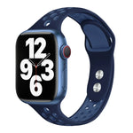 สายรัดนาฬิกาหัวเข็มขัดสองตะปูขนาดเล็ก สำหรับ Apple Watch Series 7 45 มม. / 6&SE&5&4 44 มม. / 3&2&1 42 มม. และ 7 41 มม. / 6&SE&5&4 40 มม. / 3&2&1 38 มม.