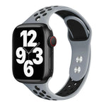 สายรัดนาฬิกาหัวเข็มขัดสองตะปูขนาดเล็ก สำหรับ Apple Watch Series 7 45 มม. / 6&SE&5&4 44 มม. / 3&2&1 42 มม. และ 7 41 มม. / 6&SE&5&4 40 มม. / 3&2&1 38 มม.