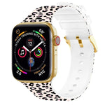 Square Buckle Color Printing Watch Band For Apple Watch Series, 7 45mm / 6&SE&5&4 44mm / 3&2&1 42mm, 7 41mm / 6&SE&5&4 40mm / 3&2&1 38mm