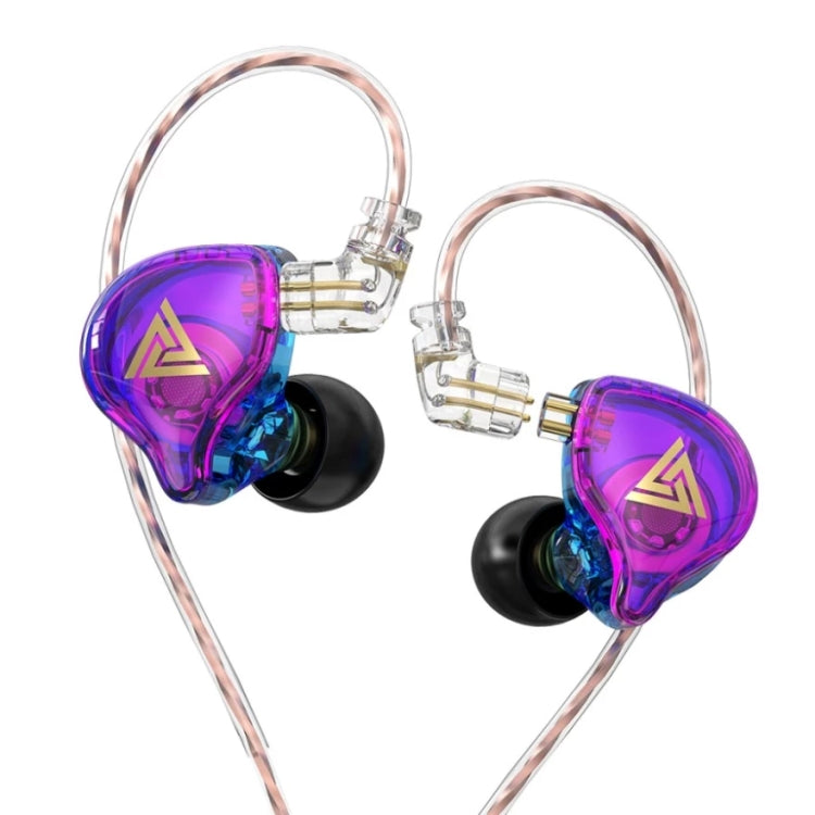 QKZ AK6 PLUS หูฟังมีสายไดนามิกเบสหนัก HiFi ถอดสายได้ พร้อมไมโครโฟน หรือไม่มีไมโครโฟน