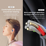 QKZ SK7 หูฟังสปอร์ตมีสาย 3.5 มม. ไดรเวอร์ทองแดงสเตอริโอ HiFi พร้อมไมโครโฟน