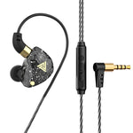 QKZ SK8 หูฟังสปอร์ตมีสาย 3.5 มม. แบบไดนามิก HiFi มอนิเตอร์ พร้อมไมโครโฟน