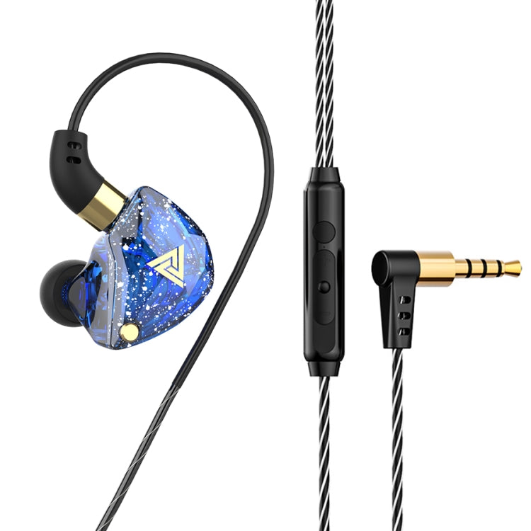 QKZ SK8 หูฟังสปอร์ตมีสาย 3.5 มม. แบบไดนามิก HiFi มอนิเตอร์ พร้อมไมโครโฟน