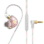 QKZ SK8 หูฟังสปอร์ตมีสาย 3.5 มม. แบบไดนามิก HiFi มอนิเตอร์ พร้อมไมโครโฟน